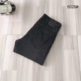 牛仔裤男修身直筒高端轻奢潮牌杰尼Z家外贸原单休闲男裤欧洲站