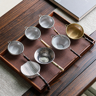 The fair cup tea drain tea filter fine high-grade stainless steel small tea compartment tea filter juice tea residue filter screen