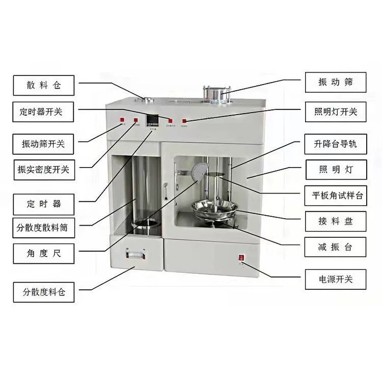 Тестер мелкого керамического расхода металлического порошка Тестер расхода зернистого порошка