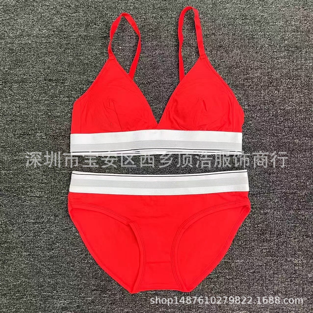팬티 정장 레드