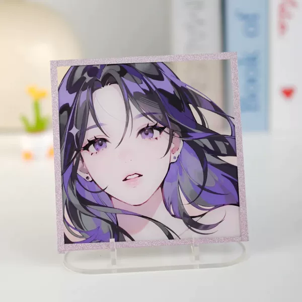 Depth of field, hot-stamped, acrylic double-sided color paper, anime-themed merchandise, comic convention DIY, quicksand color paper, custom designs available upon request