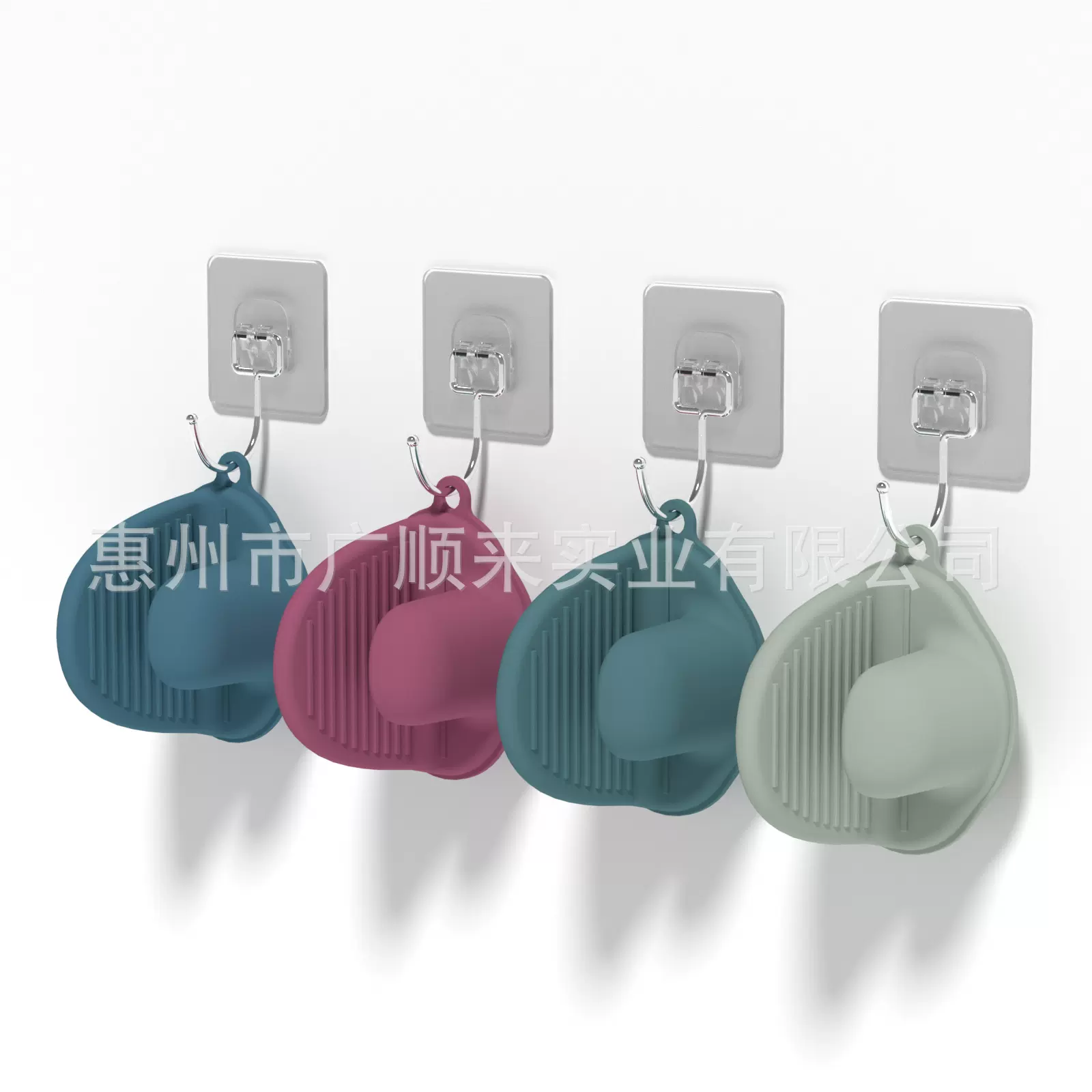 热销硅胶隔热手夹烤箱微波炉烘焙手套耐高温隔热手套加厚防烫手套