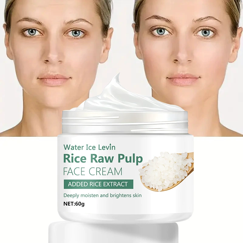Water Ice Levin рисовая пюре Увлажняющий крем для лица освежает и нежно увлажняет блеск кожи