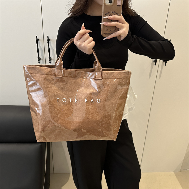 新しいレトロトートバッグ女性の大容量キャンバスバッグ女子学生クラスのブックトートバッグ通勤ショルダーバッグ|undefined