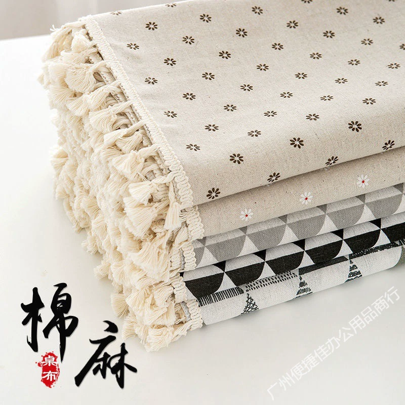 Японская прямоугольная teaching cloth, хлопок и лен, простой и элегантный дизайн