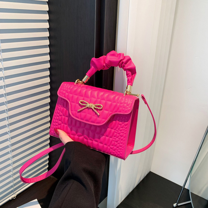 Crocodile Pattern Small Square Handbag for Women 2024 New Fashion Shoulder Bag Cross-Border Foreign Trade Dropshipping Versatile Crossbody Bag