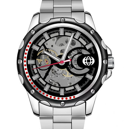 Ancient Camel Men's Watch Men's Automatic Skeleton Mechanical Watch Silicone Strap Sports Fashion Men's Watch Wholesale Delivery