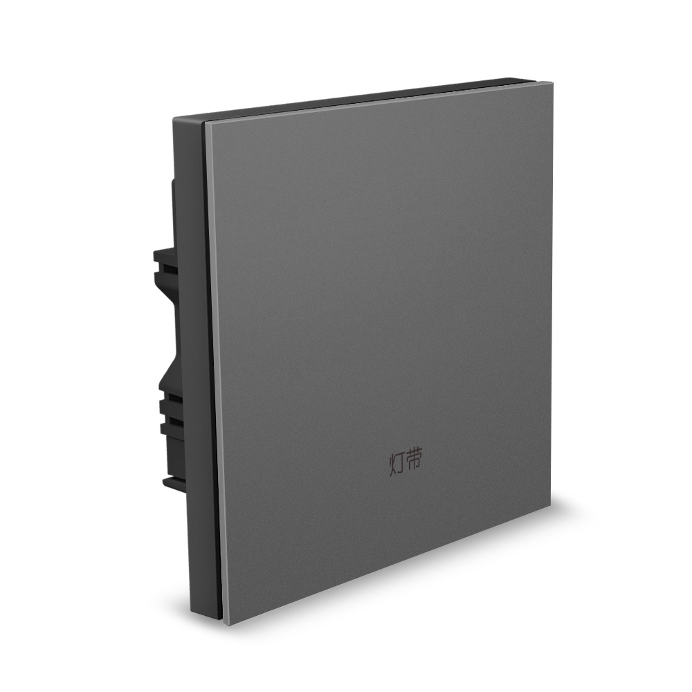 涂鸦zigbee智能开关铝合金属开关无线面板悬浮式按键刻字生产厂家