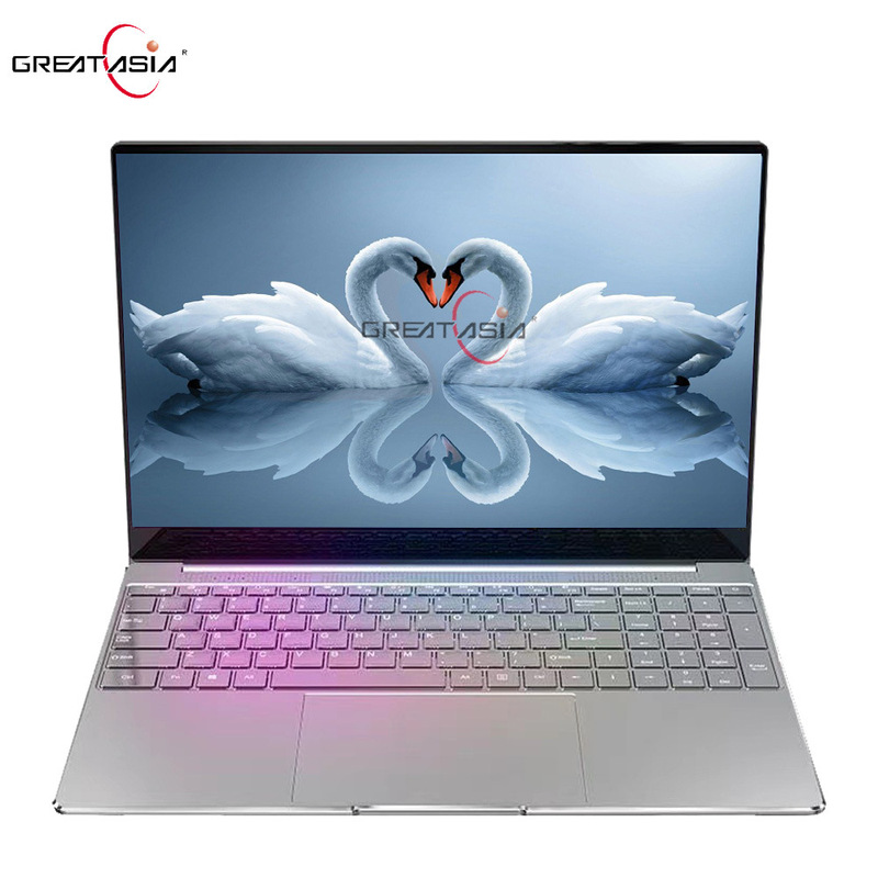 15.6-inch laptop super notebook metal portable laptops factory wholesale