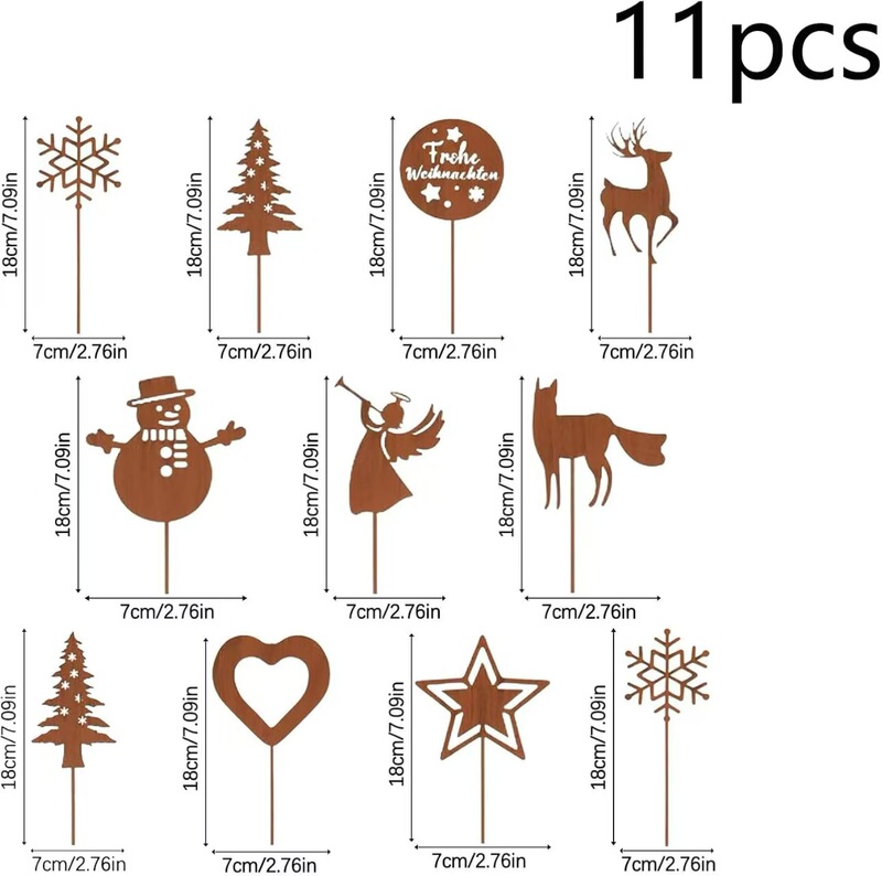 クリスマスデコレーション、錆びたトナカイのクリスマスツリー、屋外ガーデン用金属製鉄工芸品、飾り物|undefined