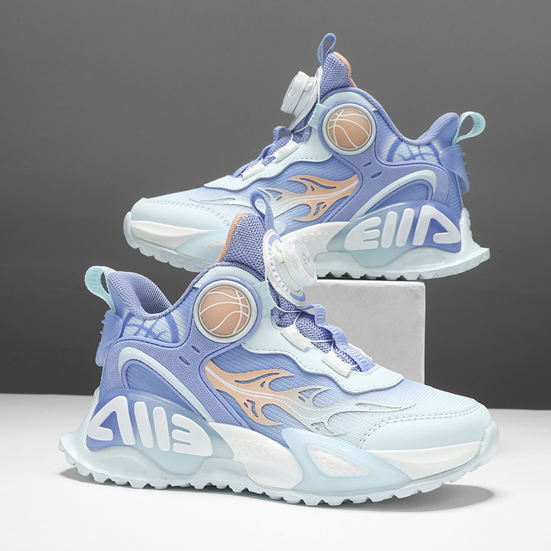 Zapatos infantiles primavera y verano nuevos zapatos de baloncesto de malla transpirable para niños zapatos deportivos de carreras antideslizantes para niños