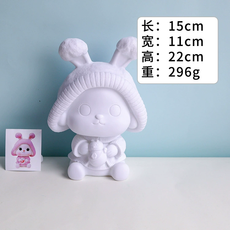 Кукла из пластика раскрашенная, игрушка, handmade, граффити, копилка, оптом