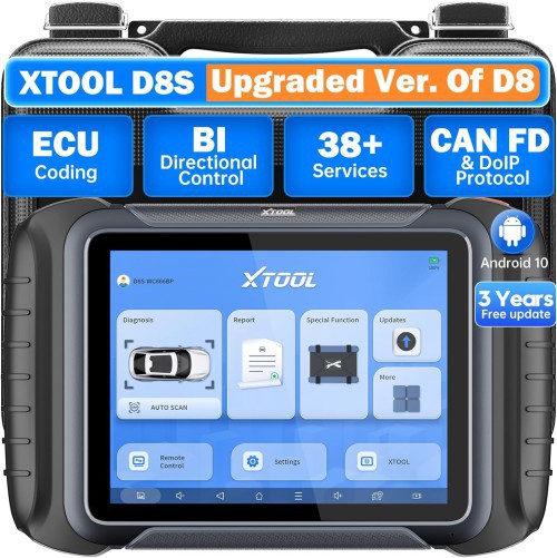 2024 XTOOL D8S Bi-Directional Diagnostic Scan Tool汽车检测仪