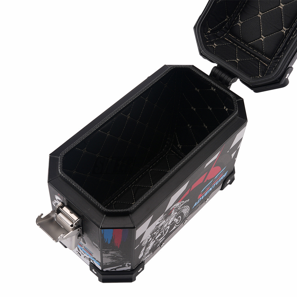 The New 18L Small-Capacity Motorcycle Aluminum Alloy Side Box Is Suitable for the Side Box and Trunk of the Niu Nine Electric Scooter
