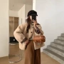 秋冬圆领加厚保暖棉服
