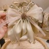 Cute hairpins with bow with tassels, hairgrip, hair accessory, light luxury style, Korean style