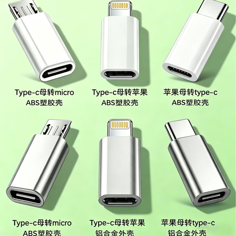 Applicable to Apple 15 mobile phone adapter type-c female to lightning Android converter charging data TPC