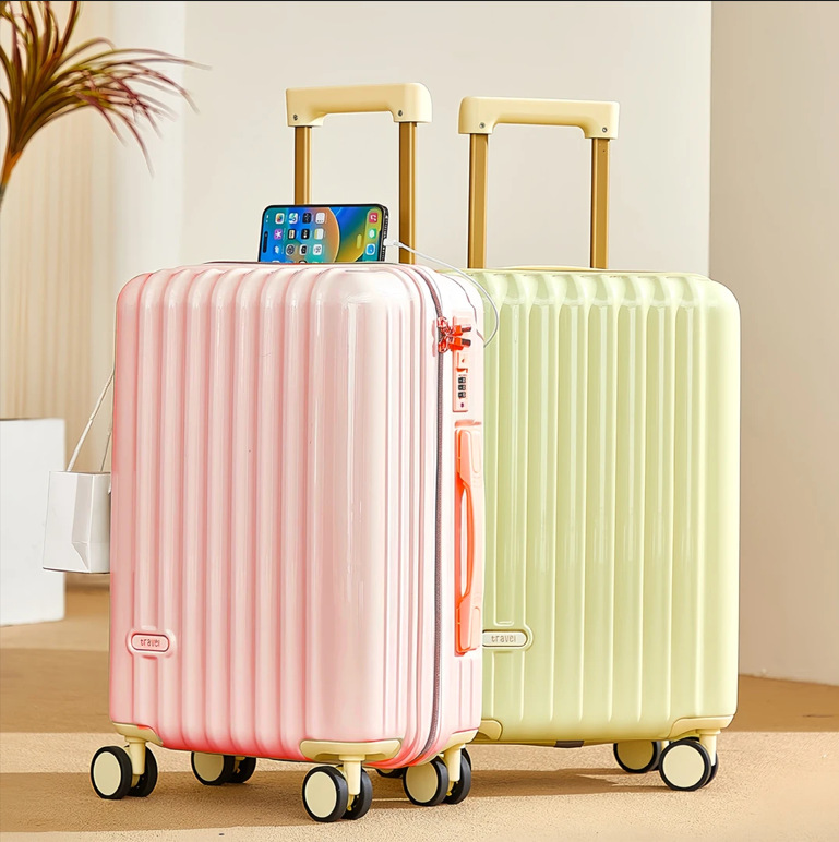 Maleta, niña, estudiante, maleta trolley de alto valor, caja de contraseña de viaje pequeña, fresca y duradera, rueda universal para reducir la carga