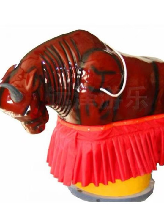 Nuevo equipo de atracción torero loco plaza para montar puestos para atrapar la feria del templo swing adultos niños red montar toros torero image 6