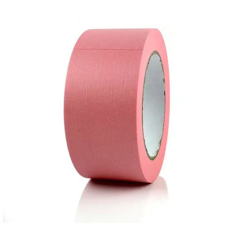 La cinta de papel y rosa débilmente pegajosa transfronteriza no tiene residuos de pegamento, la superficie de la pintura de látex reemplaza tesa433 y Q1 3590
