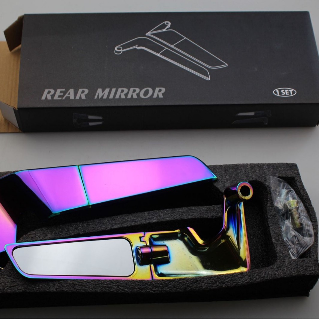 Cross-border wholesale of electric motorcycle rearview mirrors, universal modification parts, auxiliary mirrors, wind deflectors, reflectors, and spoilers