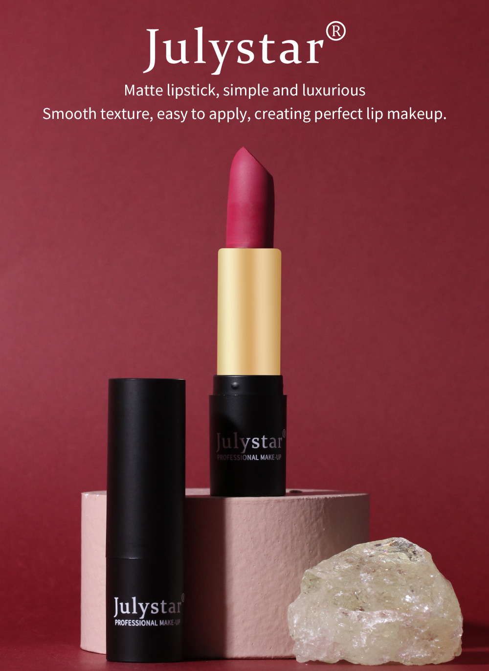 Langanhaltender Matter Lippenstift Für Perfektes Make-up_voghion.com