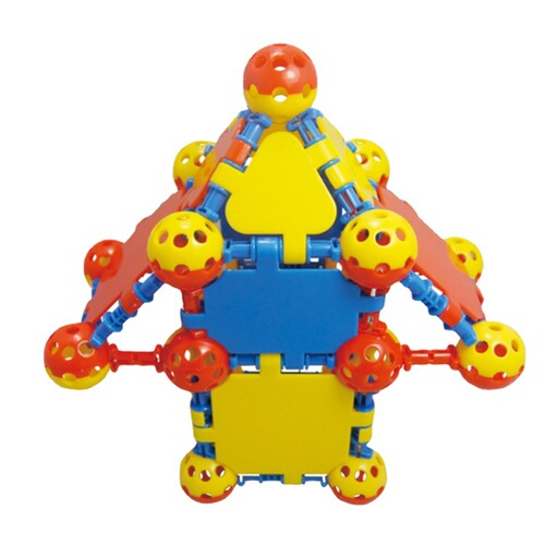 Space ball construction ball ABS children's assembled building blocks toy fun building blocks 160 pieces factory direct sale