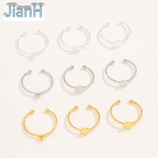 �~�����ճ��������_�ڽ�ָȦ diy�ֹ����ƽ��ָ�h��ָ�п���