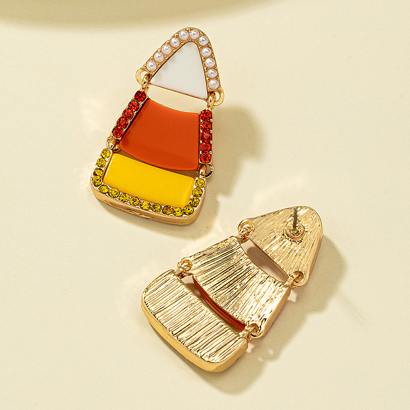Women'S Gender Plating Design Fashion Geometric Alloy Plating Earrings