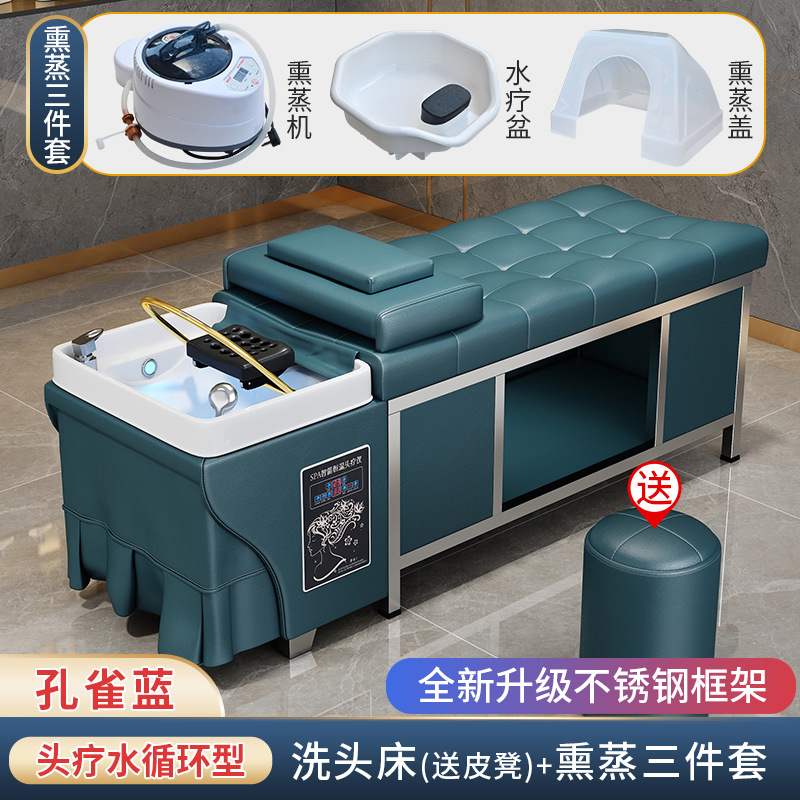 Azul Pavo Real-cama + CIRCULACIÓN DE AGUA + Fumigación