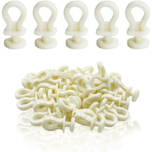 [Cross-Border Direct Supply] Curtain Track Accessories Roller Straight Rail Guide Rail Hook Slide Rail Wheel Nano Plastic Wheel