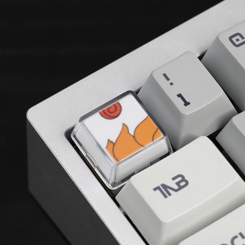 Naruto takes a short break, personalized three-dimensional mechanical keycaps, direction keys, up, down, left, and right cartoon two-dimensional cross keycaps