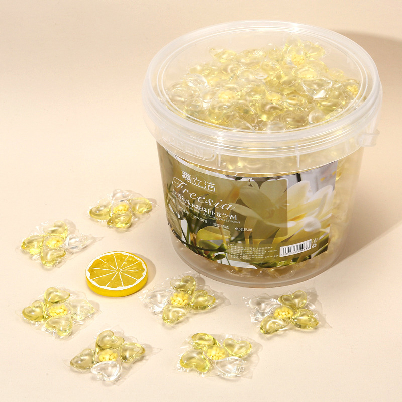山茶花洗衣凝珠桶装五合一持久留香柔顺洗衣球强力去污浓缩洗衣液|undefined
