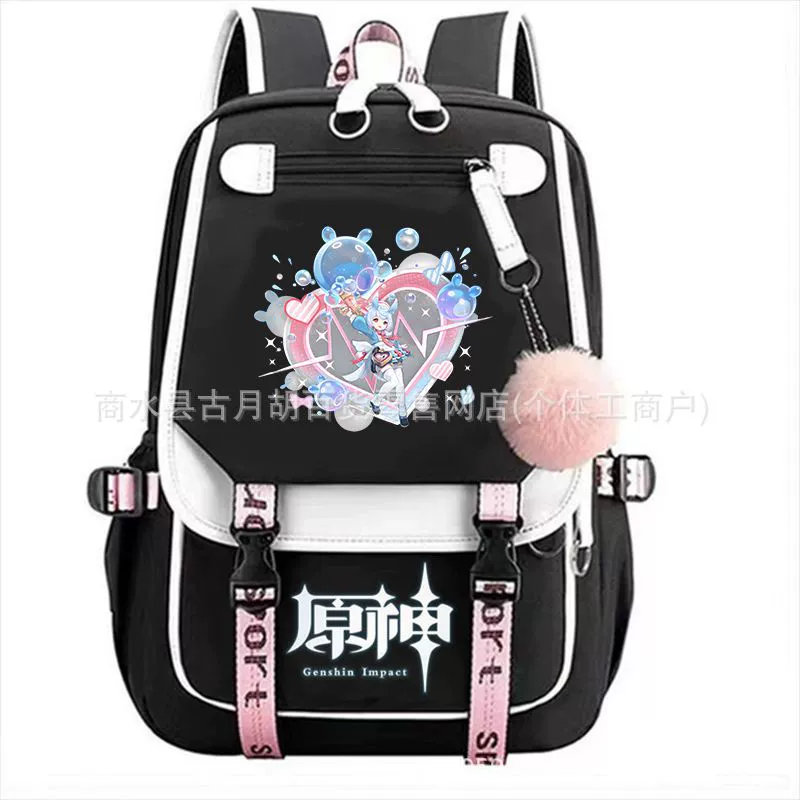 Genshin Impact, backpack, school bag lightweight, spine protection