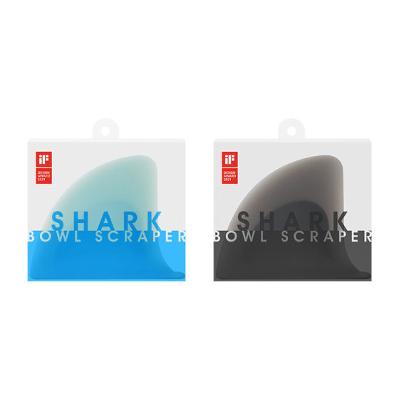 IF award-winning product Frost Mountain silicone scraper shark fin modeling kitchen dough cutter cream cake scraper