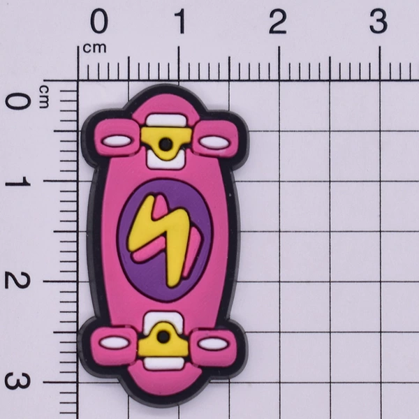 Soft rubber: small skateboard [1.7×3.2cm]