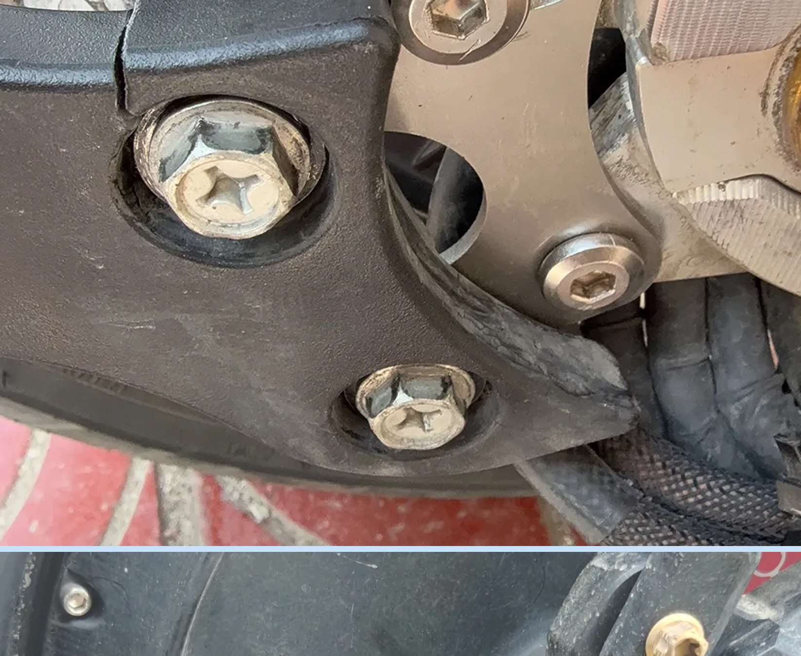 Suitable for No.9 modified mudguard bracket e125/200p/mk2 series, tire rubs against mudguard, mudguard extension and rearward shift