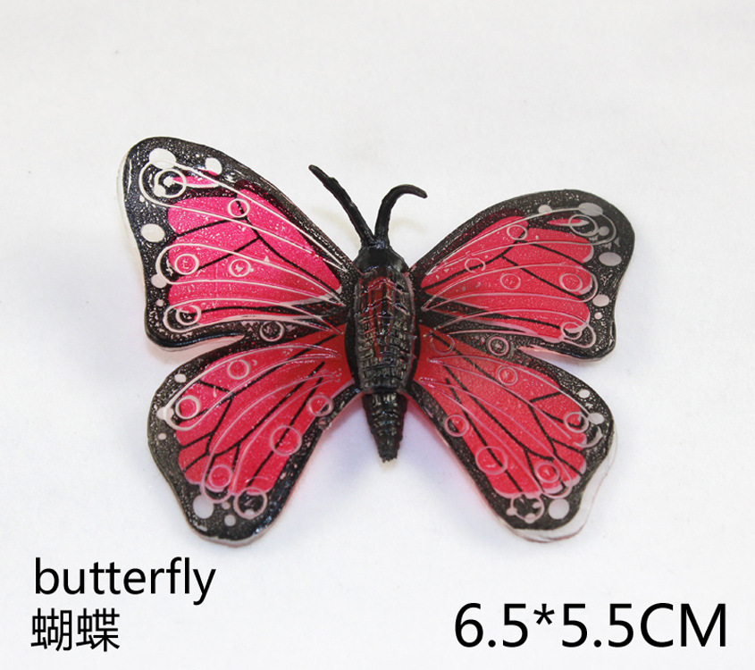 Simulación de insecto salvaje modelo animal traje 10 Mantis saltamontes mariposa siete estrellas mariquita Libélula modelo juguete