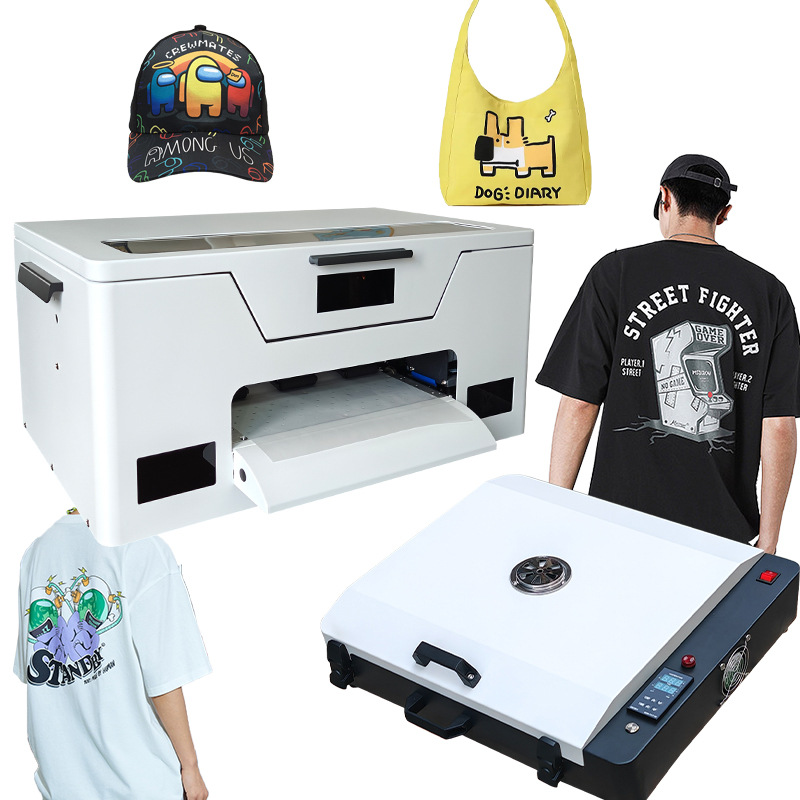 Nueva impresora de transferencia de calor de tinta blanca a3 del fabricante xp600 de una sola boquilla de transferencia de calor almohada de manga corta impresora dtf