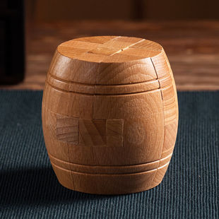 Kongming Lock Luban Lock Classical Toy Wine Barrel Lock Barrel Lock Unlocking Unlocking Children's Decompression Educational Assembled Building Blocks