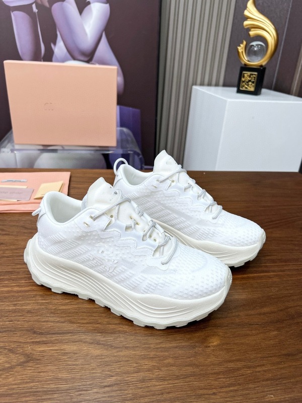 新款miu网面运动鞋女厚底松糕老爹鞋舒适拼色小白鞋透气休闲增高|undefined