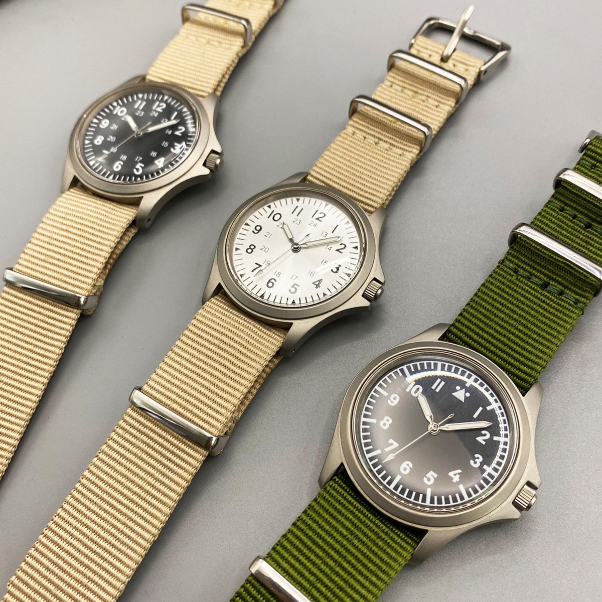 New Military Style Canvas Couple Student Watch Casual Fashion Gift Waterproof Sports Watch Quartz Watch