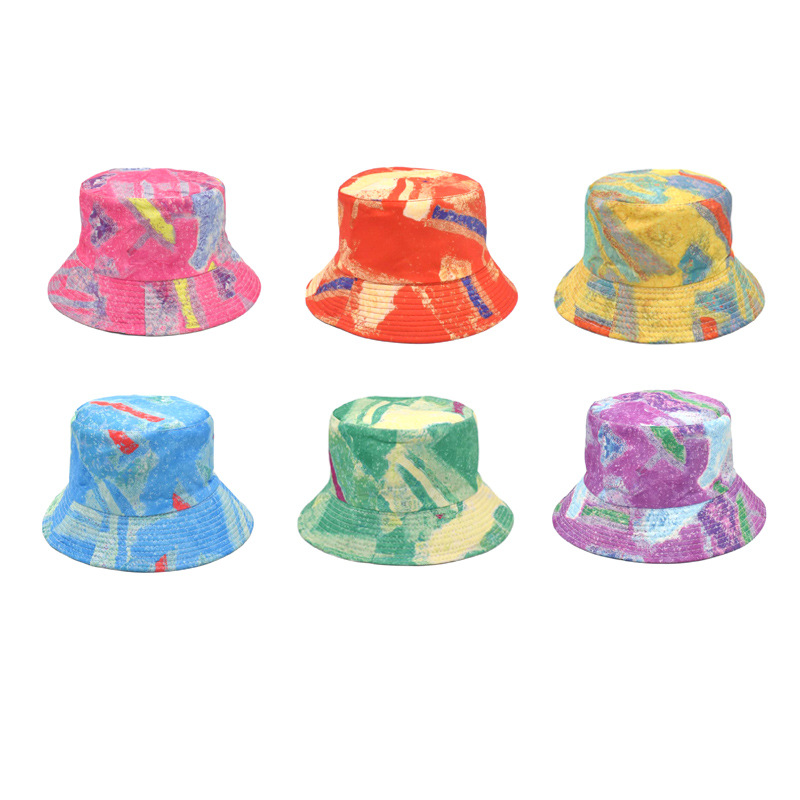 Women's Basic Printing Wide Eaves Bucket Hat display picture 1