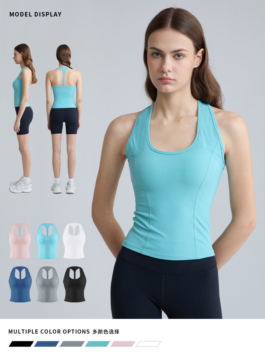 LimeDeer Sports Bra Open Back / Quick-Dry / One-Piece 1