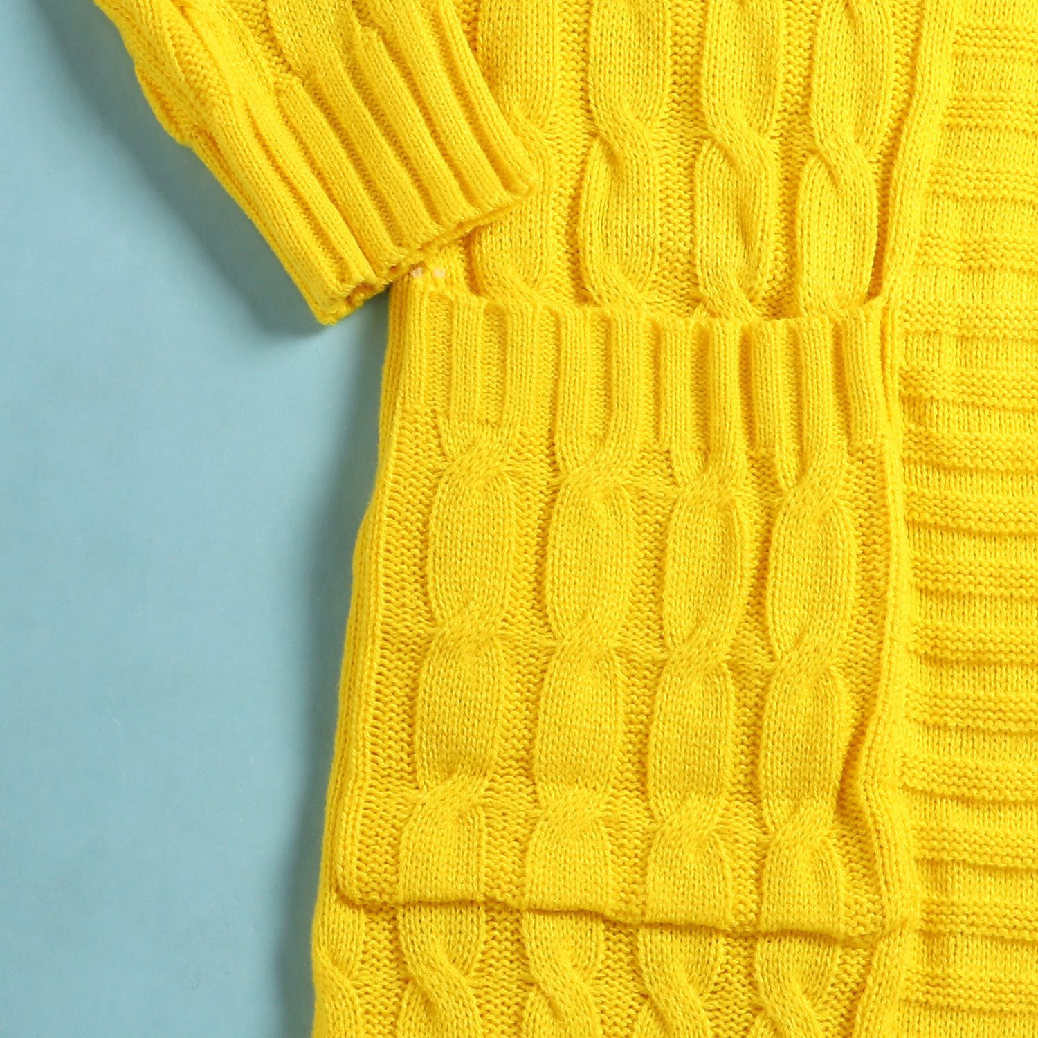 Damen Strickjacke Lang Aus Grobstrick In Unifarben Wintermantel_voghion.com