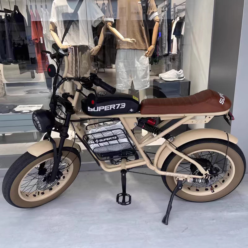 Fat-Tire Lithium Battery Electric Bicycle, Beach and Snow Off-Road Bicycle, Two-Wheeled Smart Power-Assisted Vehicle, Electric Vehicle