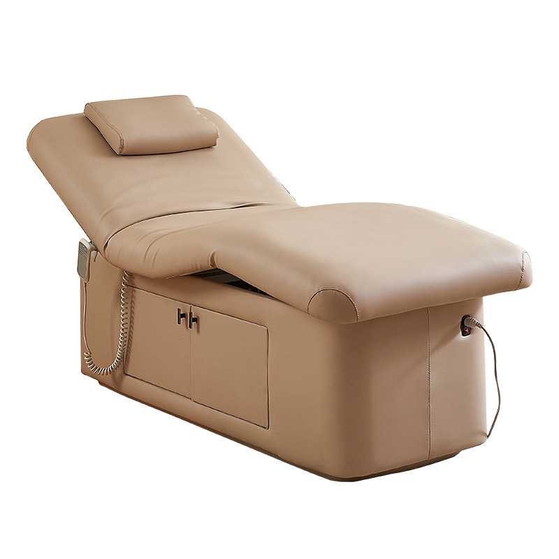 Cama de belleza eléctrica para sala de belleza especial de masaje de temperatura constante calentamiento micro plástico spa cama de bordado de patrón médico multifuncional