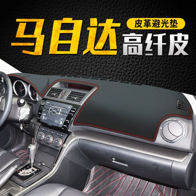 Günəş əleyhinə siperlik — 6 Ruiyi Dashboard Light-Proof Mat - mazda-ez-6-without-raised-display-leather-red-line-front-window-mat-no-specifications