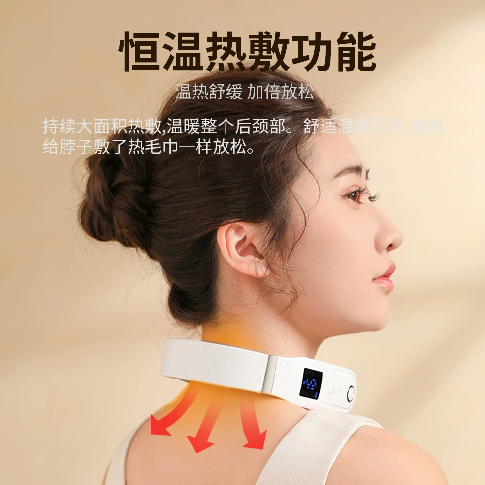 Очаровательный орхидея обработанный на заказ шейный массажер шейного отдела шейного отдела шейного отдела массажер шейного шея нагревательный вибрационный массаж плеча и шеи подарок