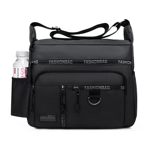 Large Capacity Men's Crossbody Bag Waterproof Durable Backpack Business Casual Men's Shoulder Bag